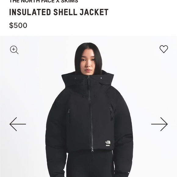SKIMS x North Face Insulated Shell Jacket - Picture 2 of 4